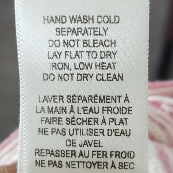 Anthropologie Saturday Sunday Aita Linen Pink Stripe Crop Tank - Picture 8 of 8